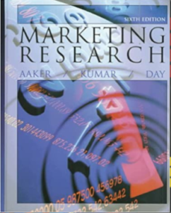 Marketing Research, 6th edition – Dr V Kumar